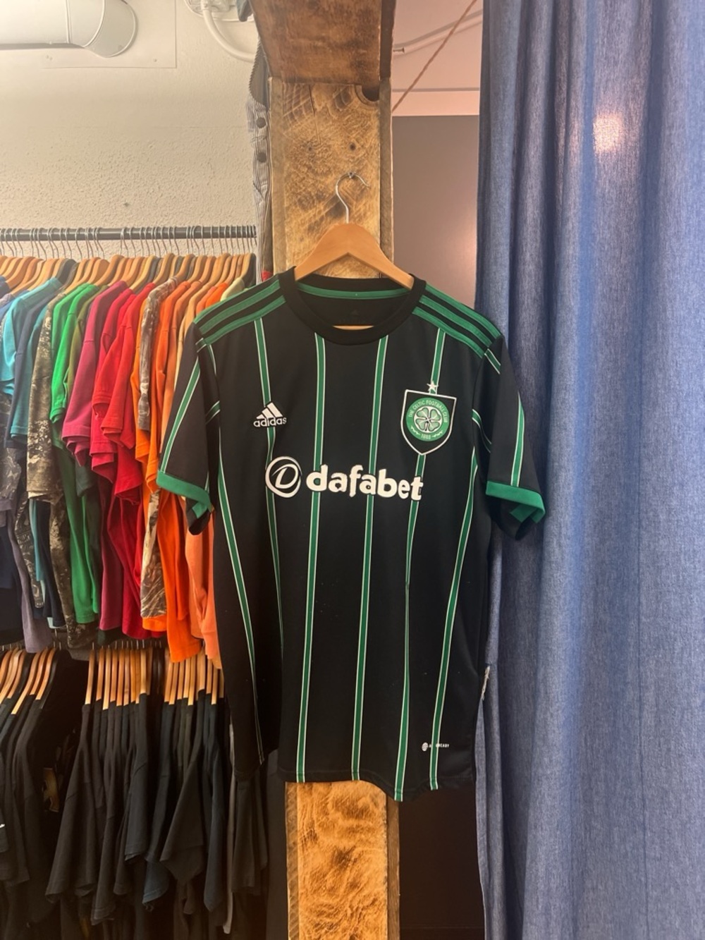 Celtic Football Club Adidas Black Soccer Jersey